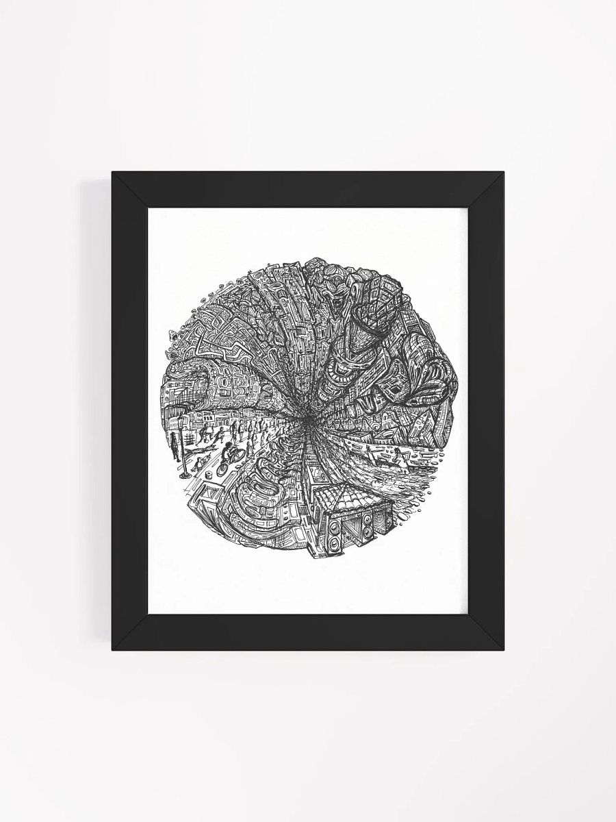 "Bicycle Day" Framed Print product image (4)