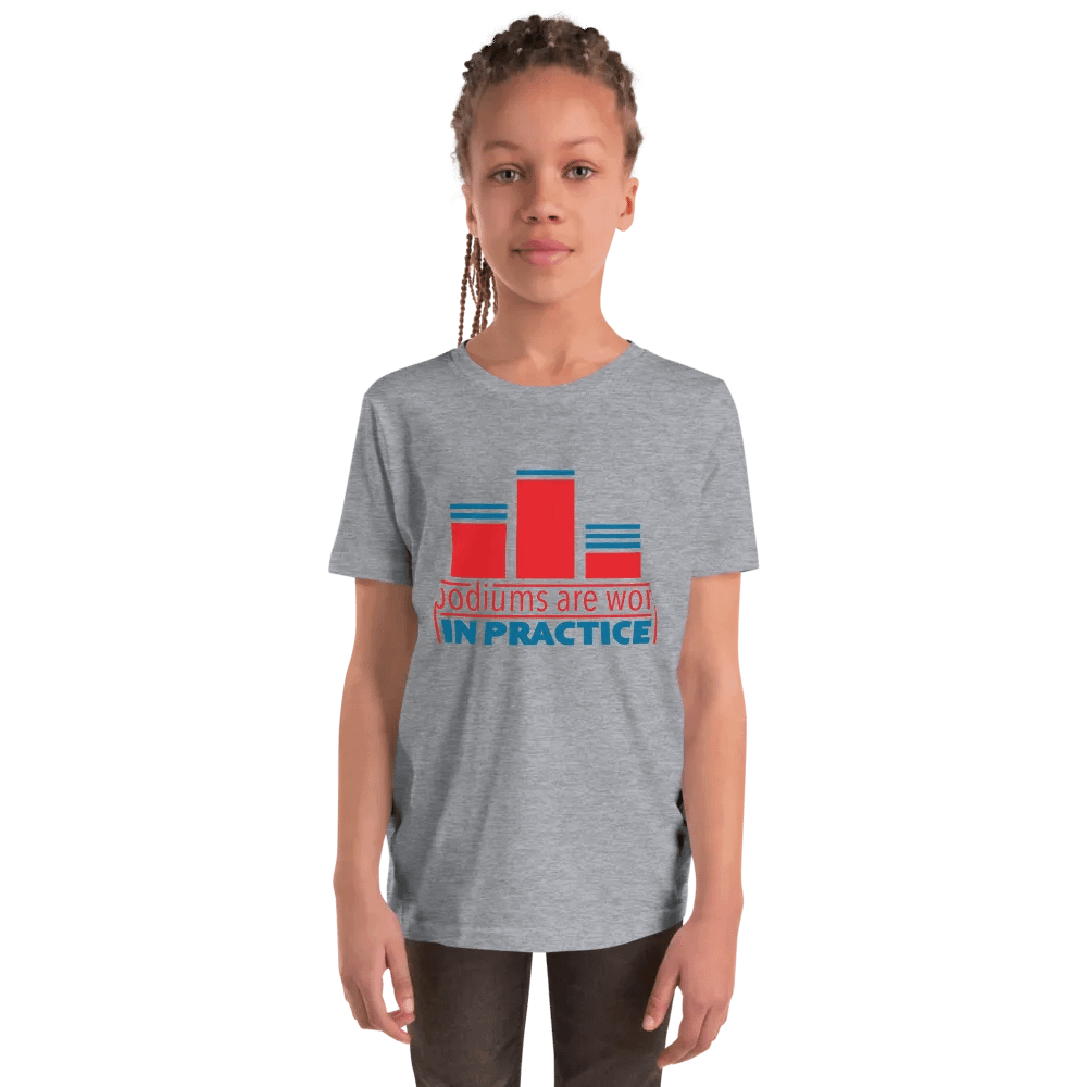Podiums Are Won In Practice Kids Tee: Orange & Blue product image (12)