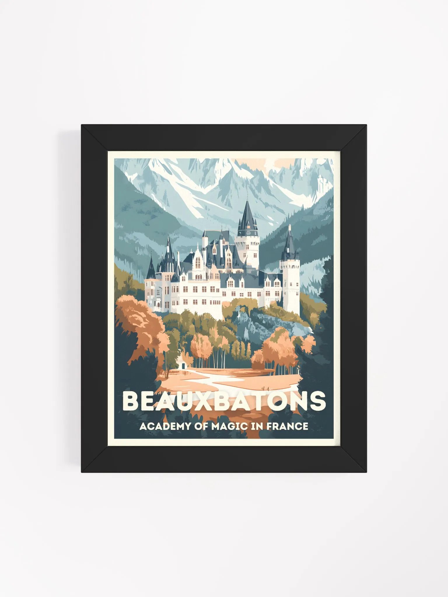 Beauxbatons Vintage Travel Poster product image (4)
