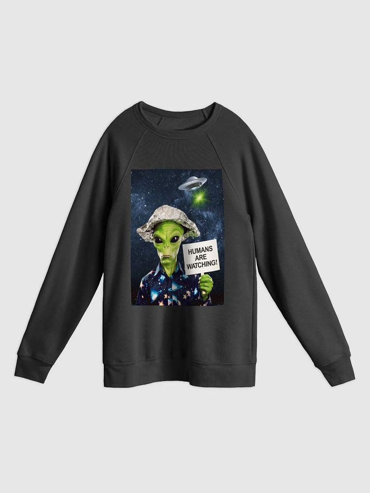 Alien Watcher Unisex Fleece Sweatshirt Bella+Canvas (Adult Unisex) product image (1)