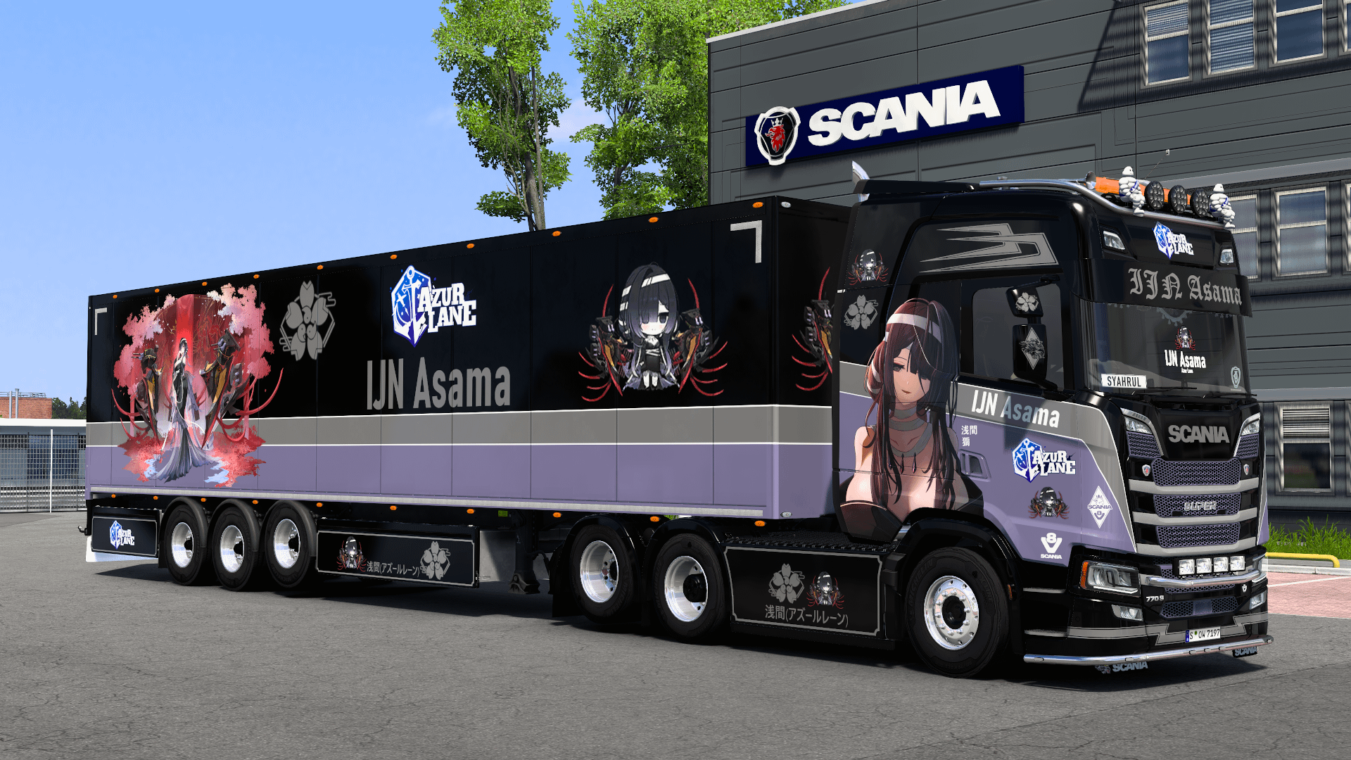 [ETS2] IJN Asama - Azur Lane [Combo Skin] product image (1)