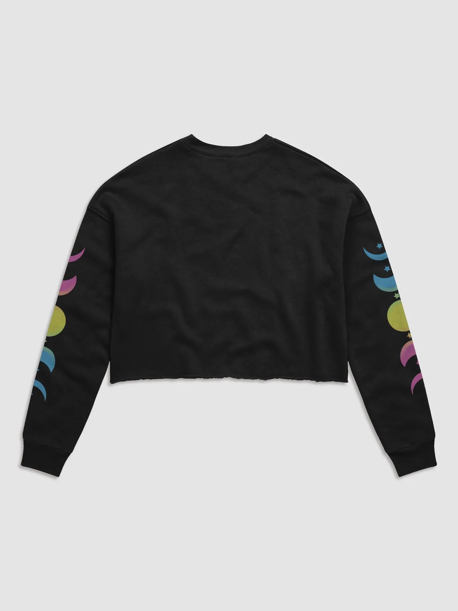 Phasing Through the Moon Pansexual Crop Sweatshirt product image (2)