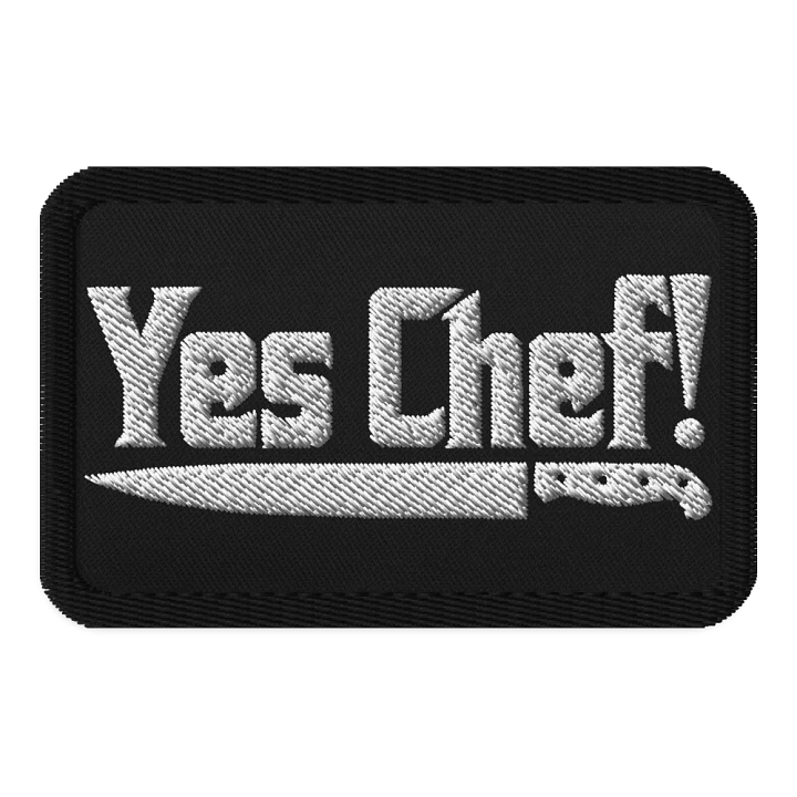 Yes Chef Embroidered patch product image (1)
