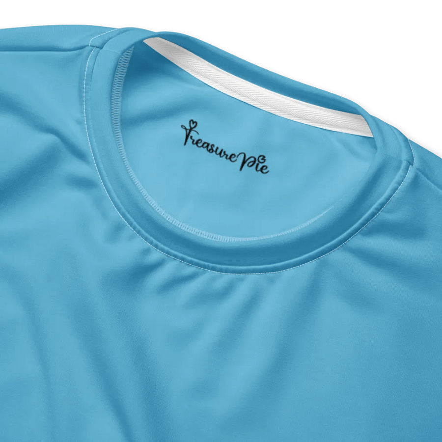 Plain Medium Light Blue Light Summer Unisex Recycled Polyester Heavyweight Premium Sweatshirt by Treasure Pie product image (5)