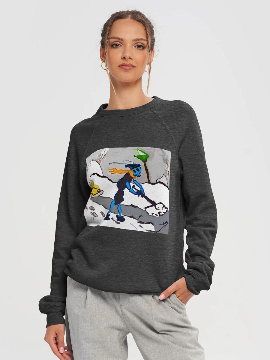 Ant Alien Snow Shoveler's Delight Raglan Sweatshirt product image (20)
