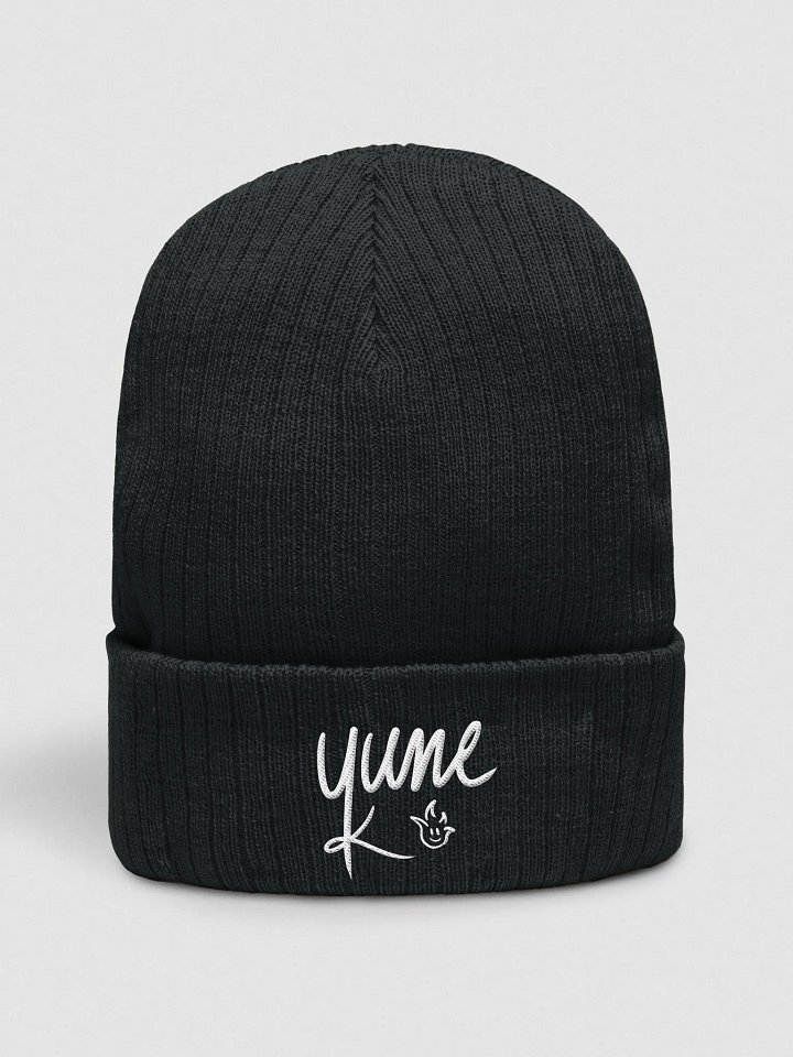 Yune Signature Ribbed Knit Beanie product image (3)