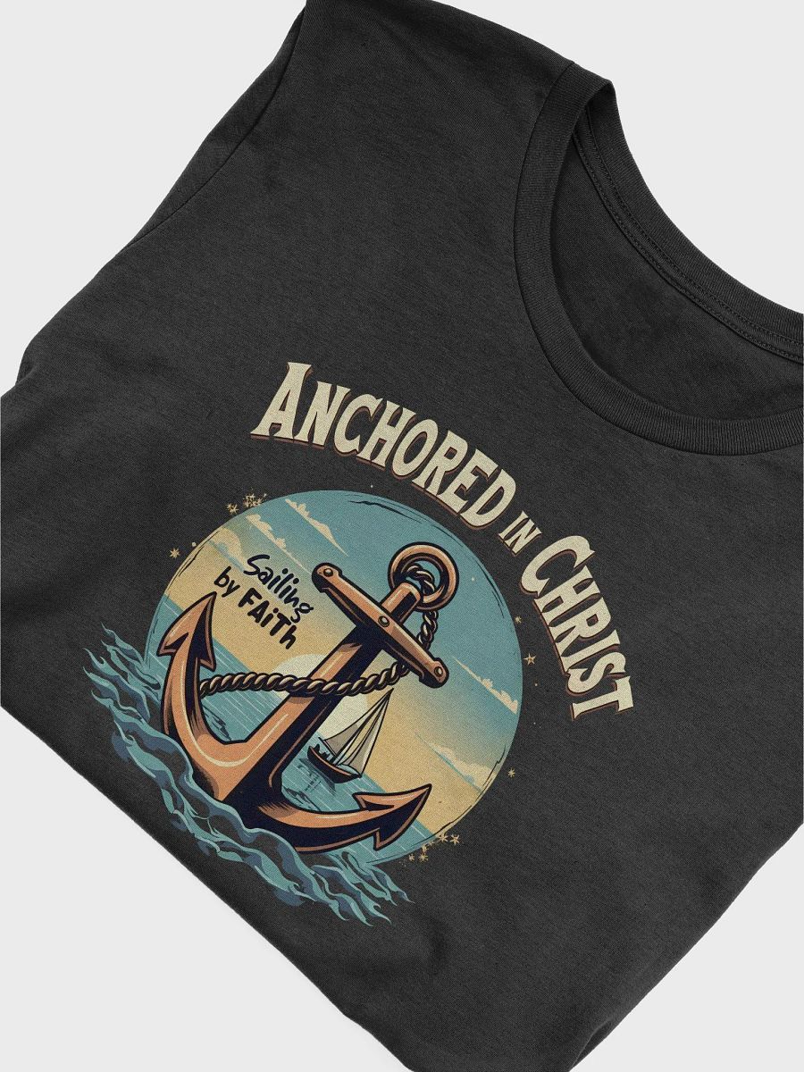 Christian T-Shirt: Anchored in Christ product image (5)