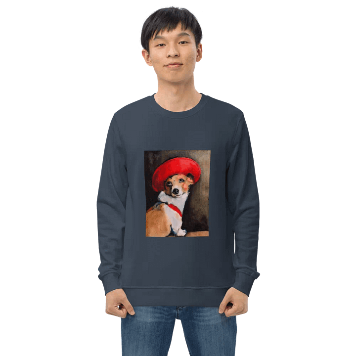 The Dog Poppy - dogPXL Artistic series Unisex Organic Sweatshirt product image (2)