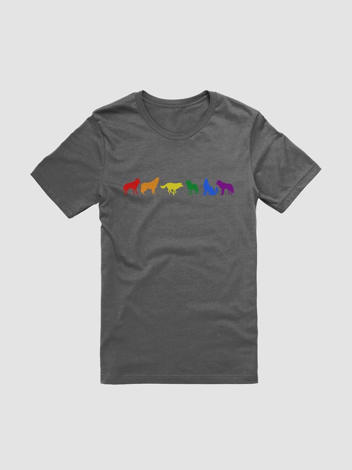 Rainbow Pride Wolves Women's T-Shirt product image (3)