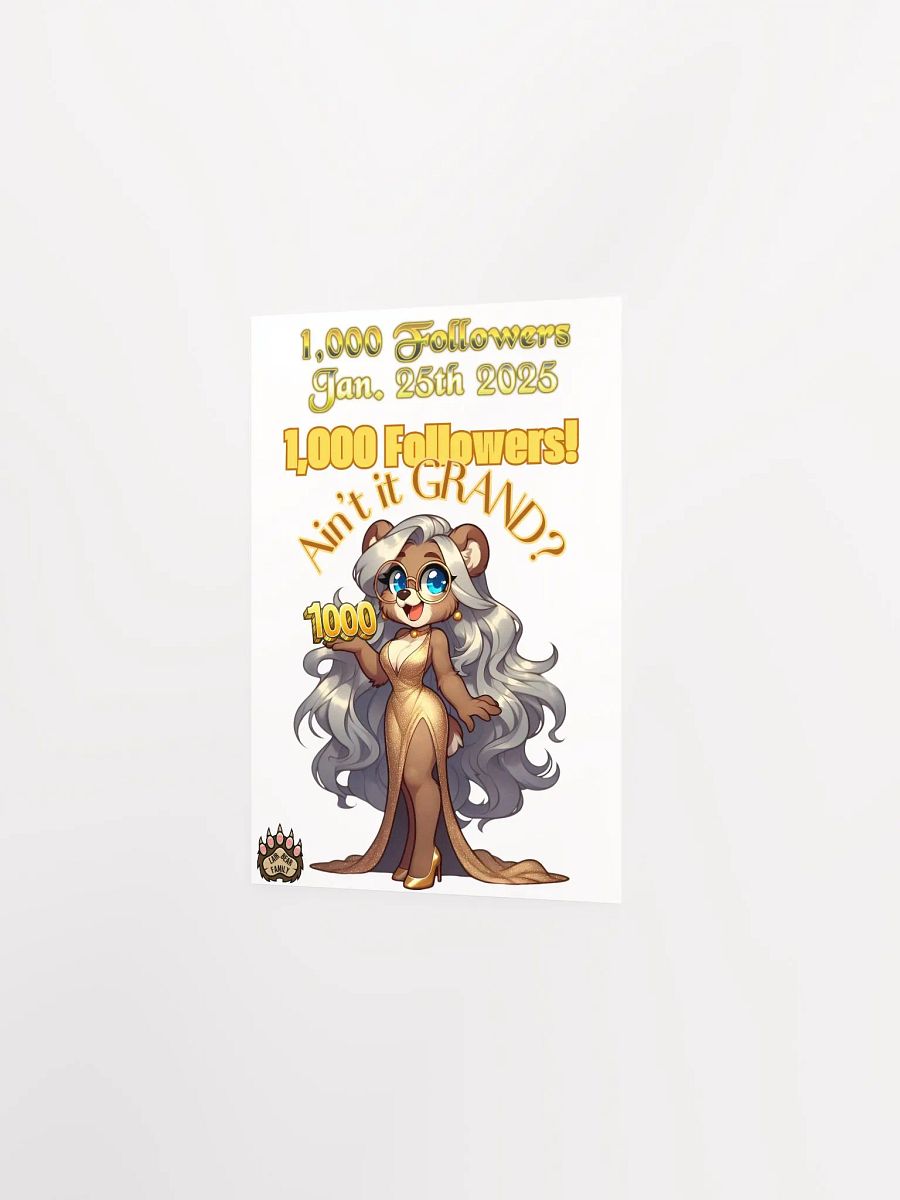 Limited Edition 1,000 Followers Celebration Poster product image (12)