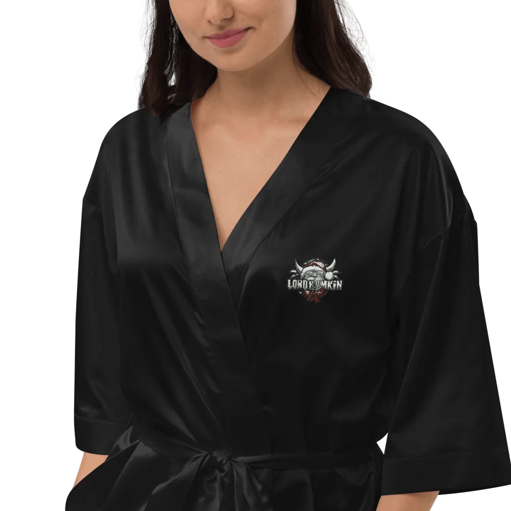 x-mas satin logo robe product image (9)