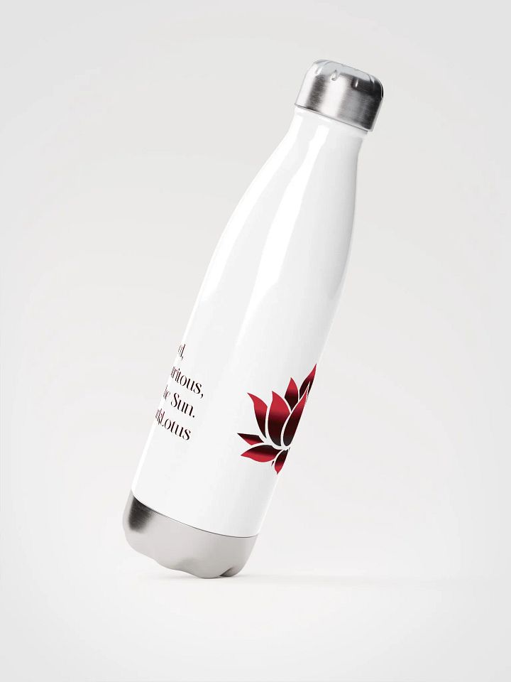 Logo with Tagline Water Bottle product image (2)