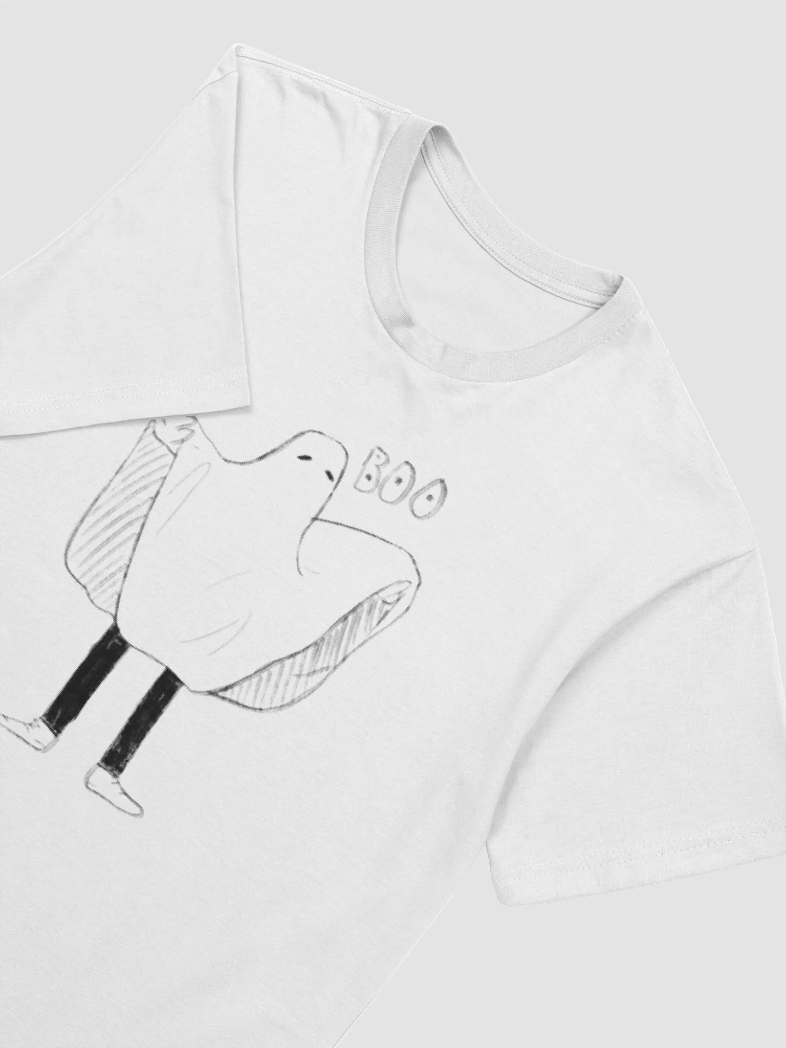 Poorly Drawn Ghost T-Shirt product image (3)