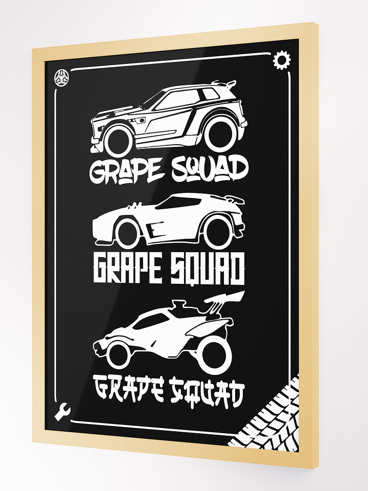 The Grape Garage Framed Blackout Poster product image (10)