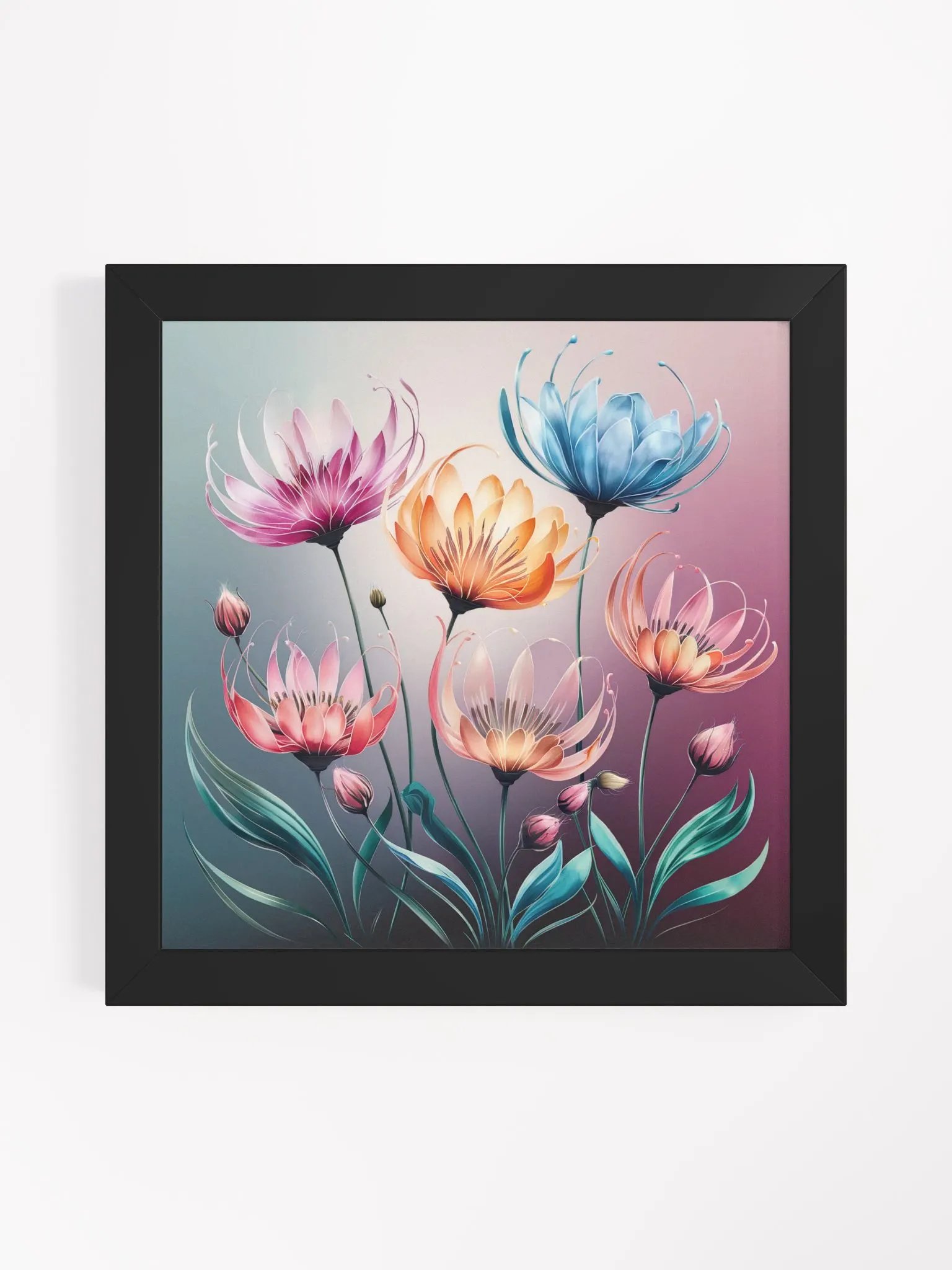 Watercolor Flowers Wall Art - Beautiful Watercolor Flowers product image (1)