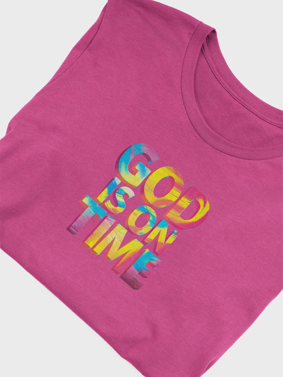 God is on time Tee unisex product image (25)