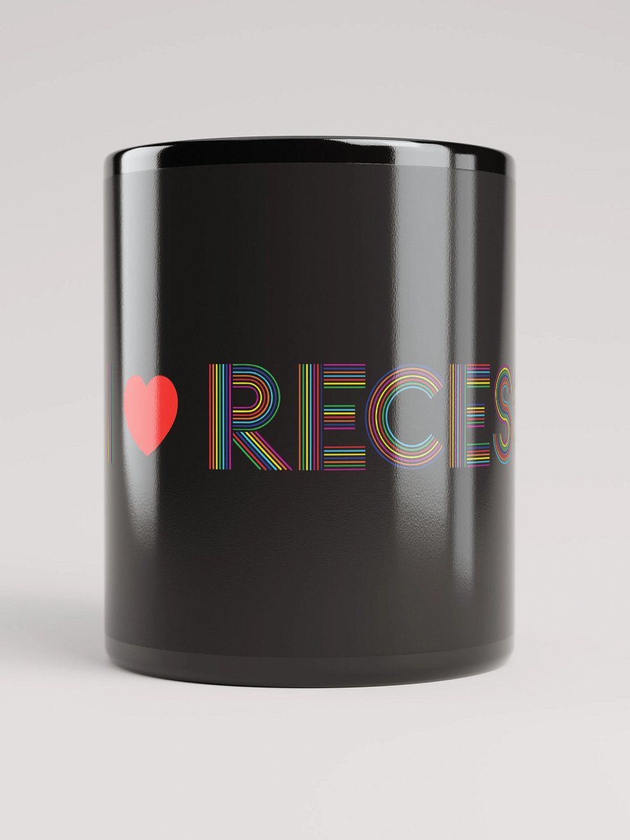 I LOVE RECESS Black Coffee Mug product image (10)