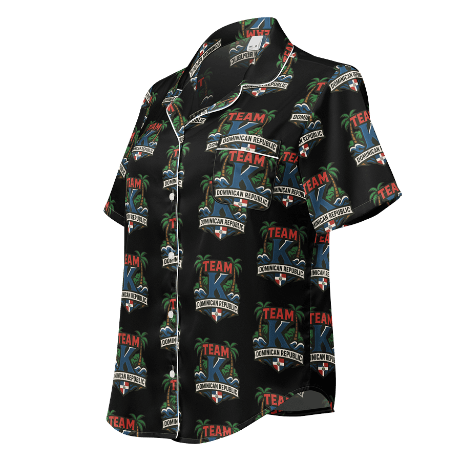 TEAM K Dominican Republic Women's Short Sleeve Pajama Top product image (1)