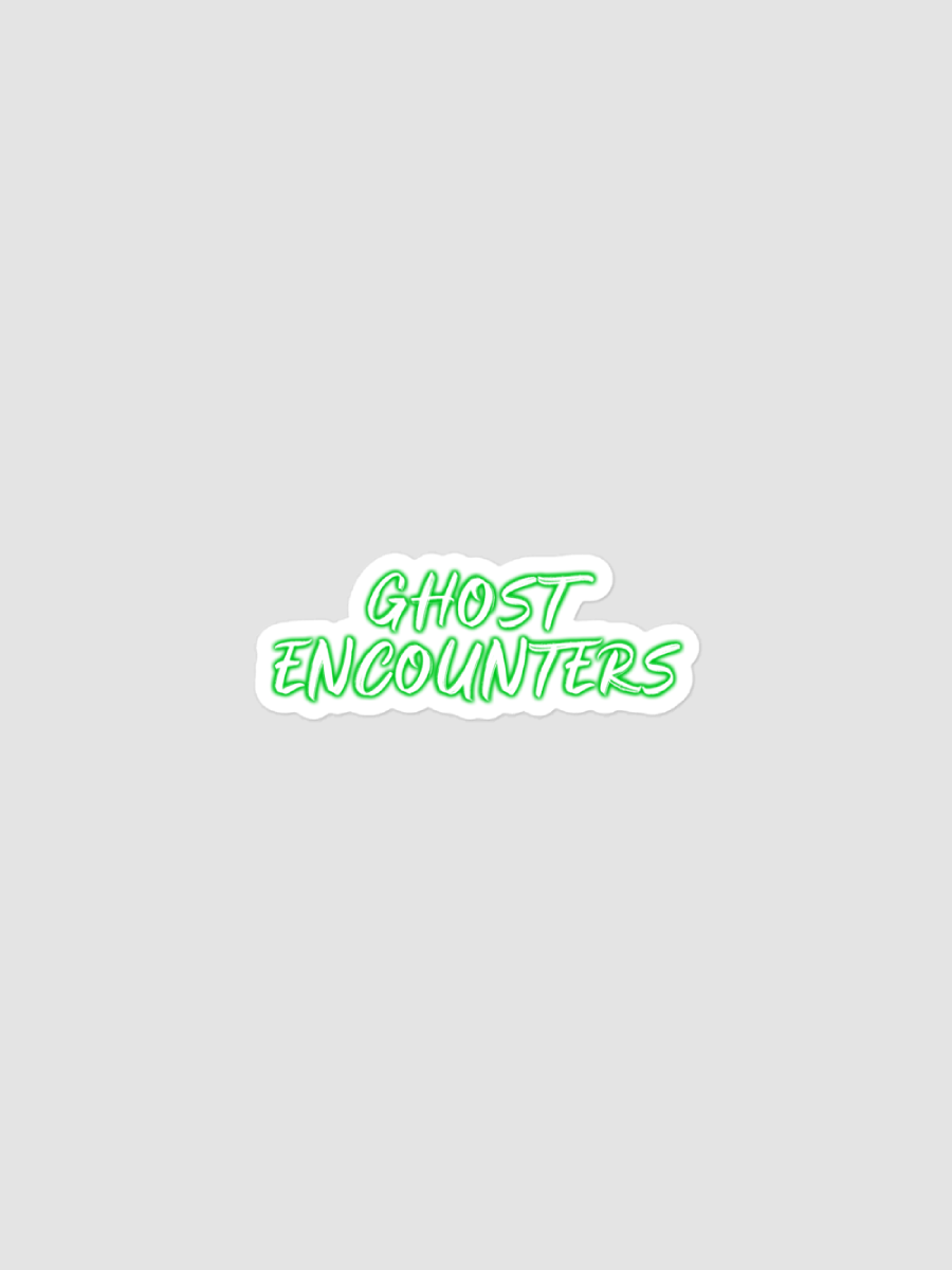 Ghost Encounters Kiss Cut Sticker product image (1)