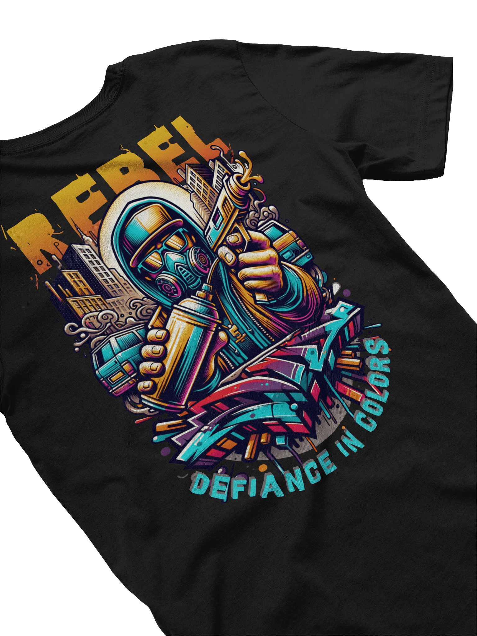 The Perfect T-Shirt for Bold Rebels: Defiance in Colors product image (4)