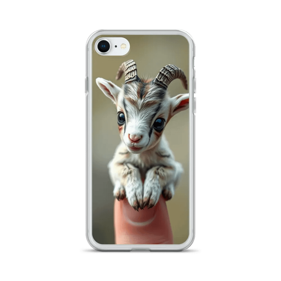 Tiny Mountain Goat On a Fingertip iPhone® Case product image (24)