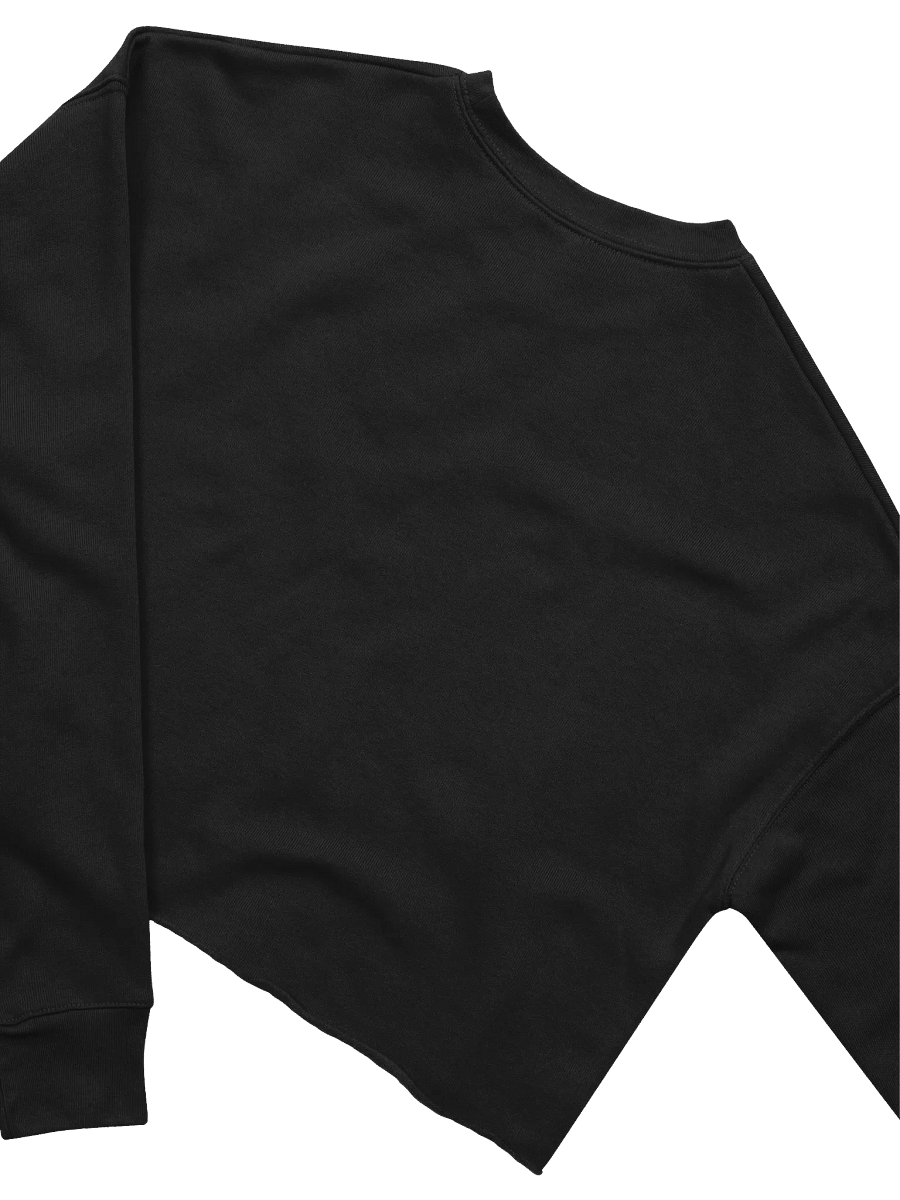 Glitchface Fleece Crop Sweatshirt product image (4)