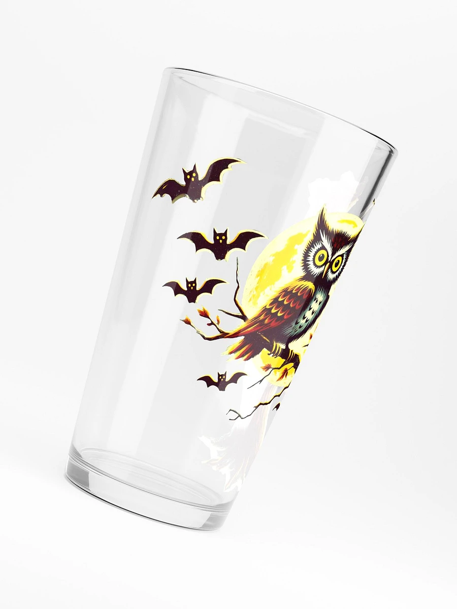 Owl Full Moon 16 oz Glass - Spooky Glassware product image (6)