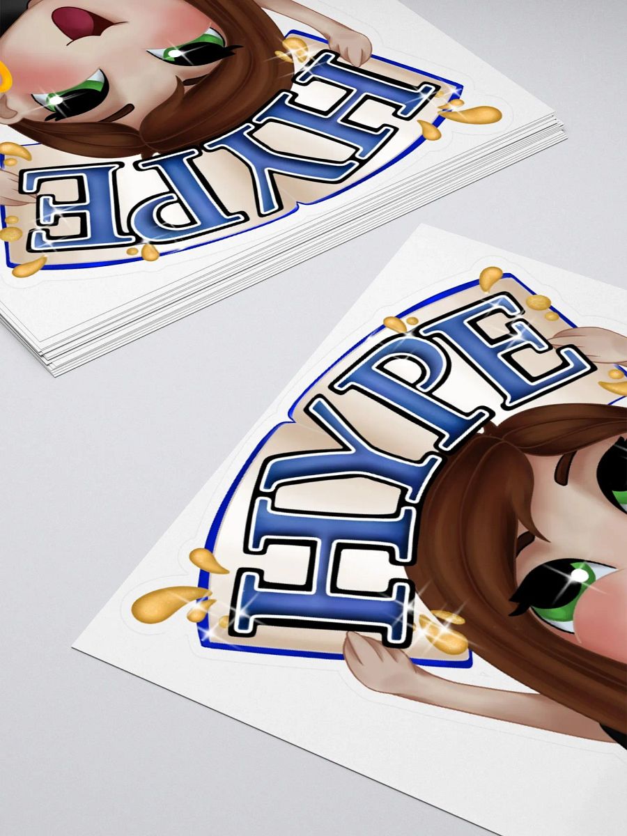 LitGirl Hype Emote Sticker product image (11)