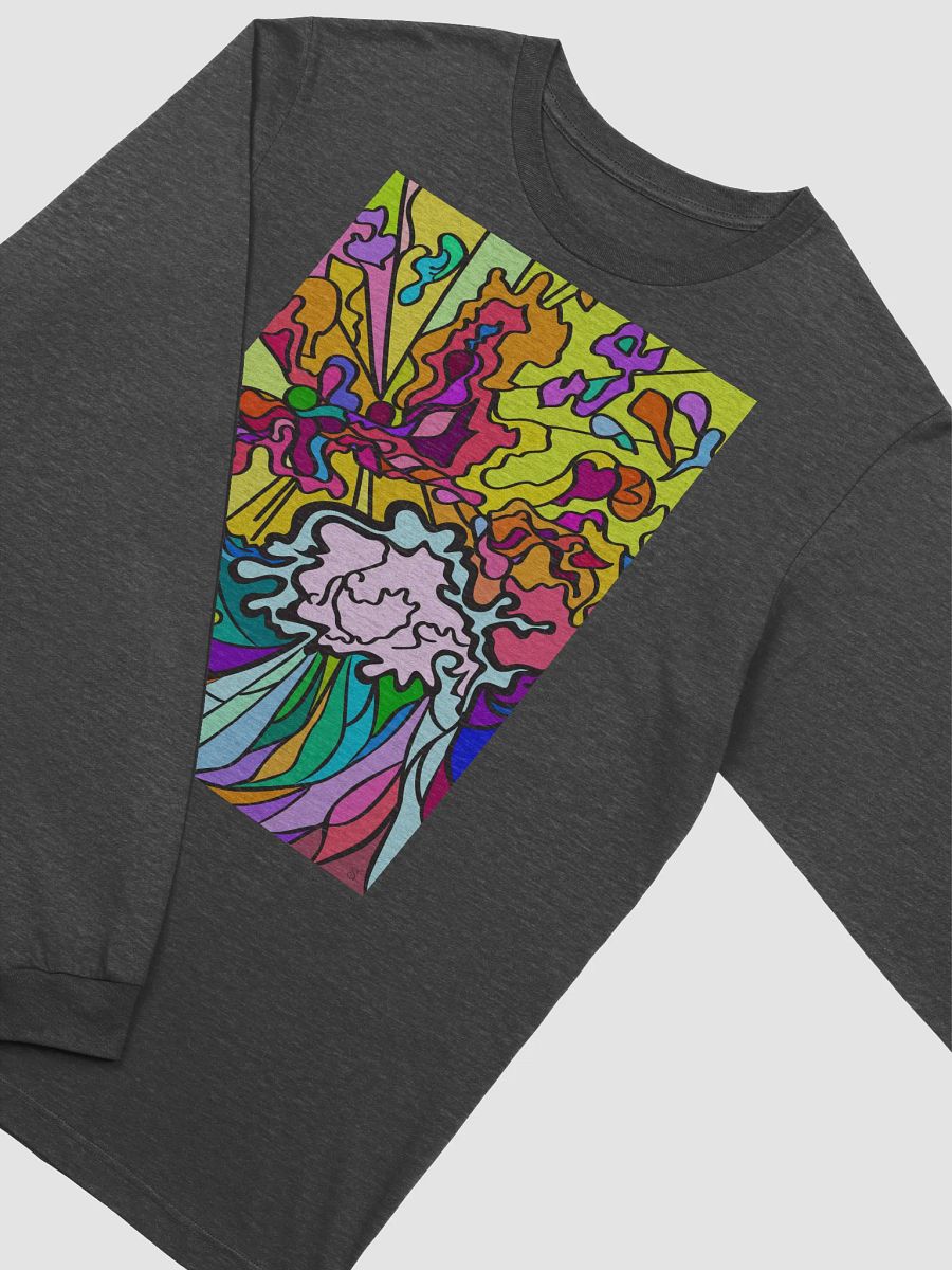 Vibrant Swirls Long Sleeve Tee - Wave at Sunset product image (33)