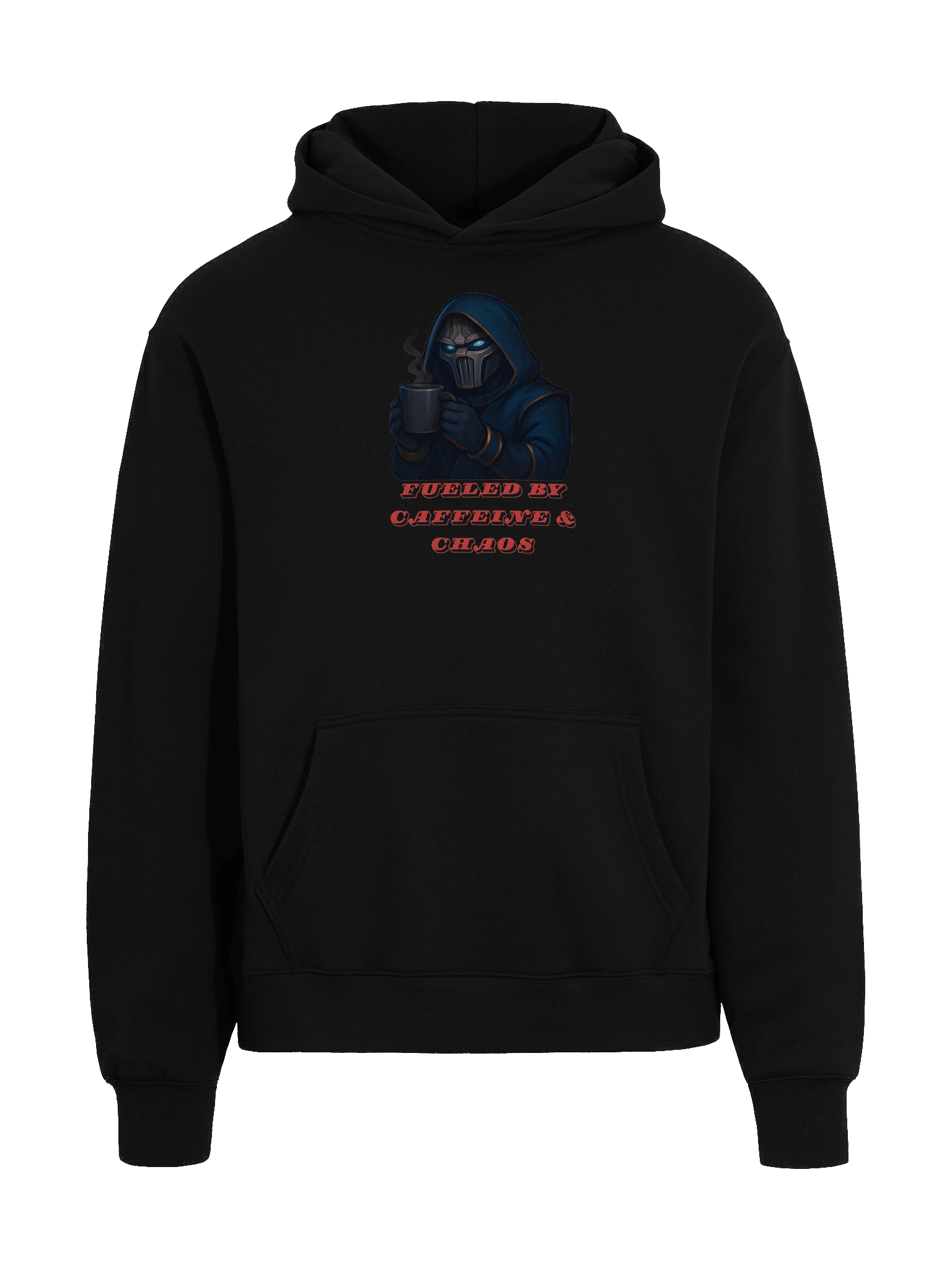Multi Colored Fueled by Caffeine and Chaos Hoodie product image (9)