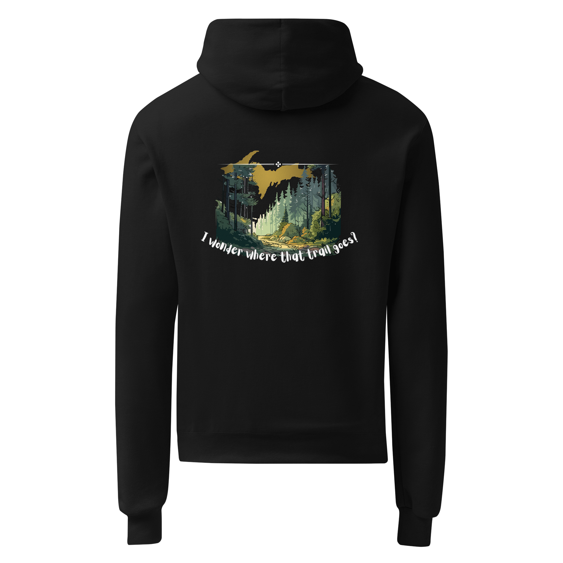 Where does that trail go Champion Hoodie product image (3)