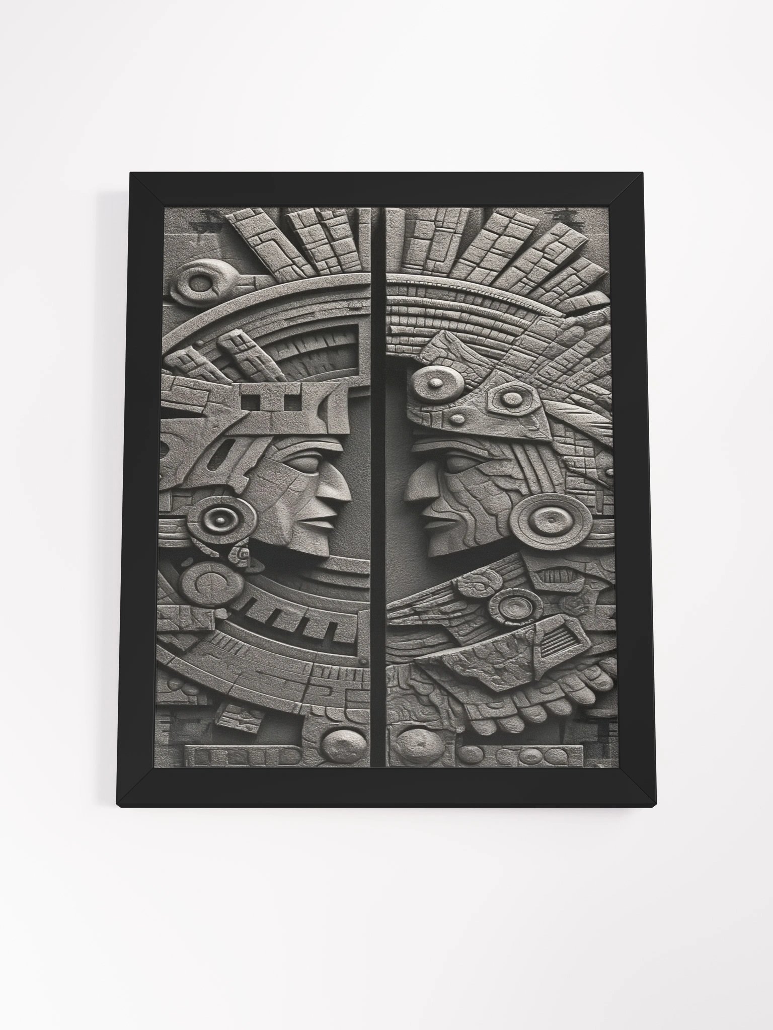 Mesoamerican Majesty Framed Matte Wall Art Canvas product image (7)