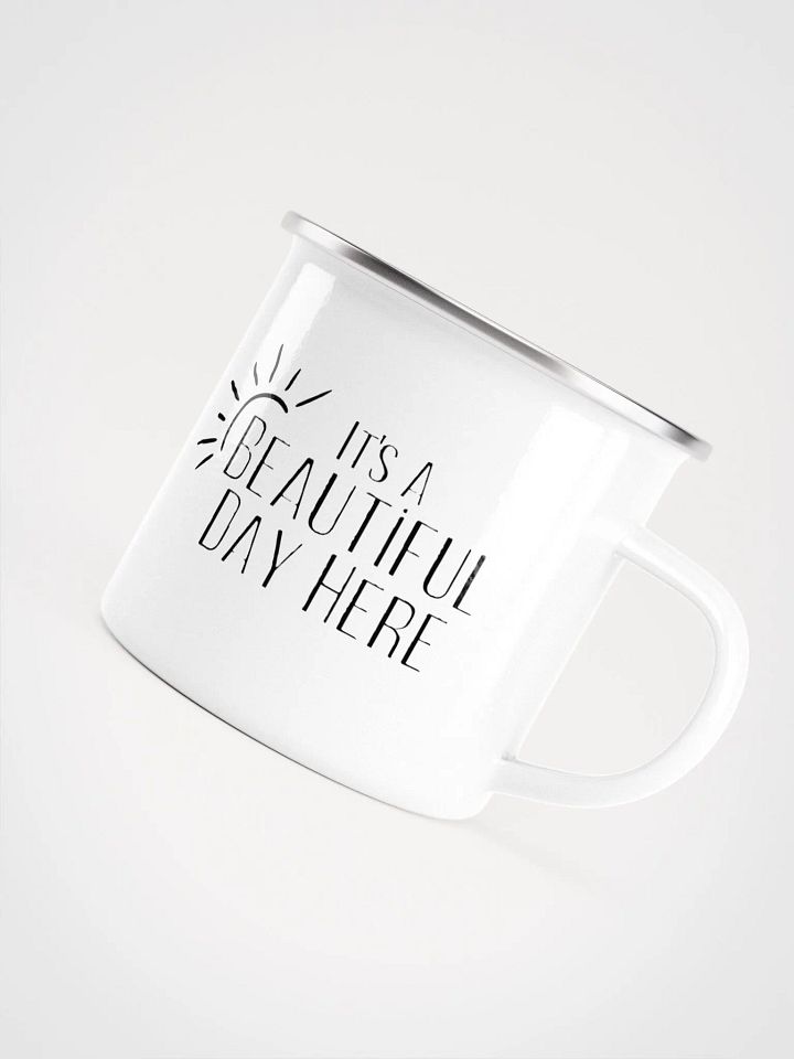 Beautiful Day Enamel Mug product image (2)