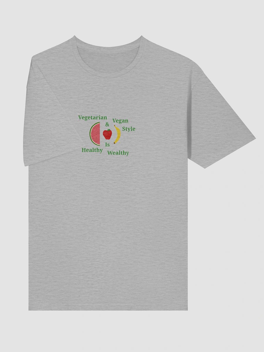 Healthy Wealthy Vegetarian T-Shirt product image (5)