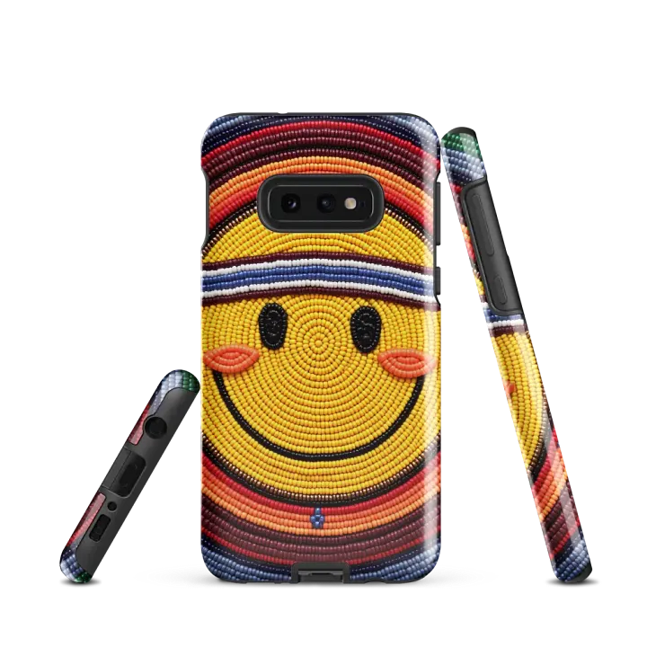 Smiling Face Faux-beaded Tough Case for Samsung® product image (2)