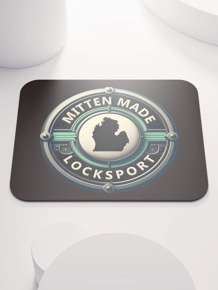 Mitten Made Black Mousepad product image (1)