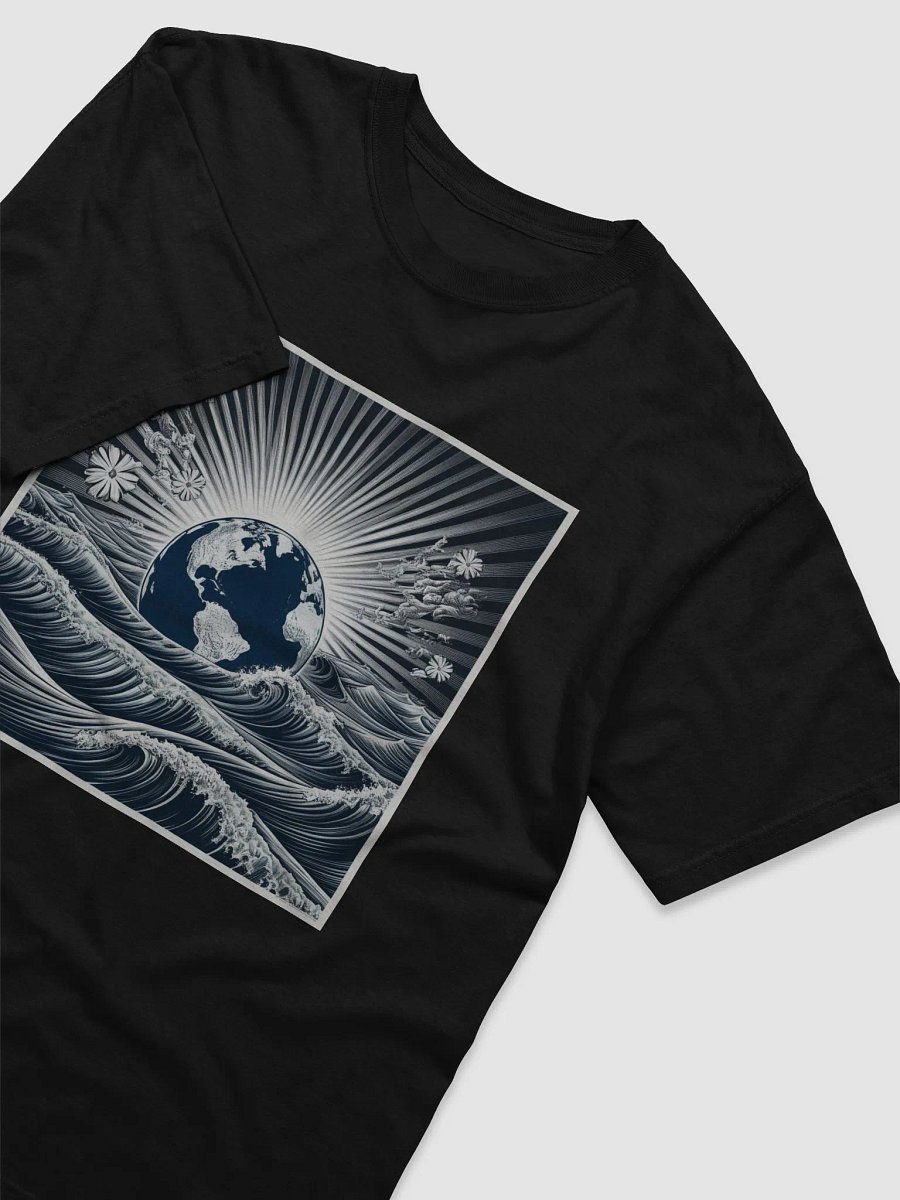 Cosmic Earth Bloom T-Shirt product image (3)
