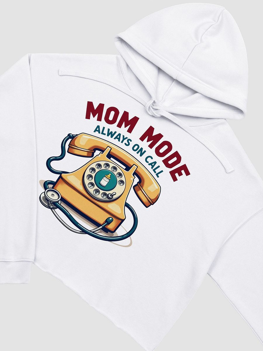 Mom Mode Vintage Phone Crop Hoodie product image (22)
