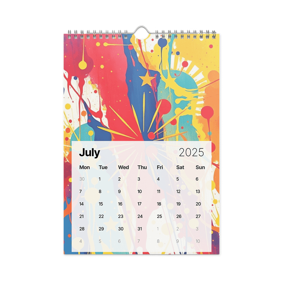 ART ABSTRACT WALL CALENDAR 2026 product image (7)