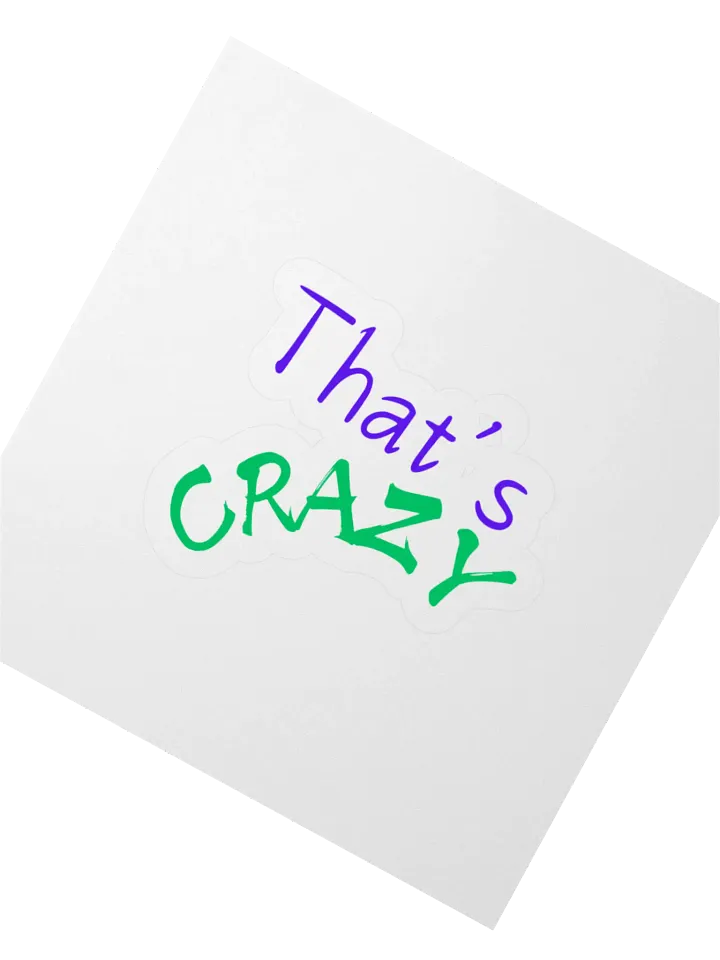 Crazy Sticker product image (2)