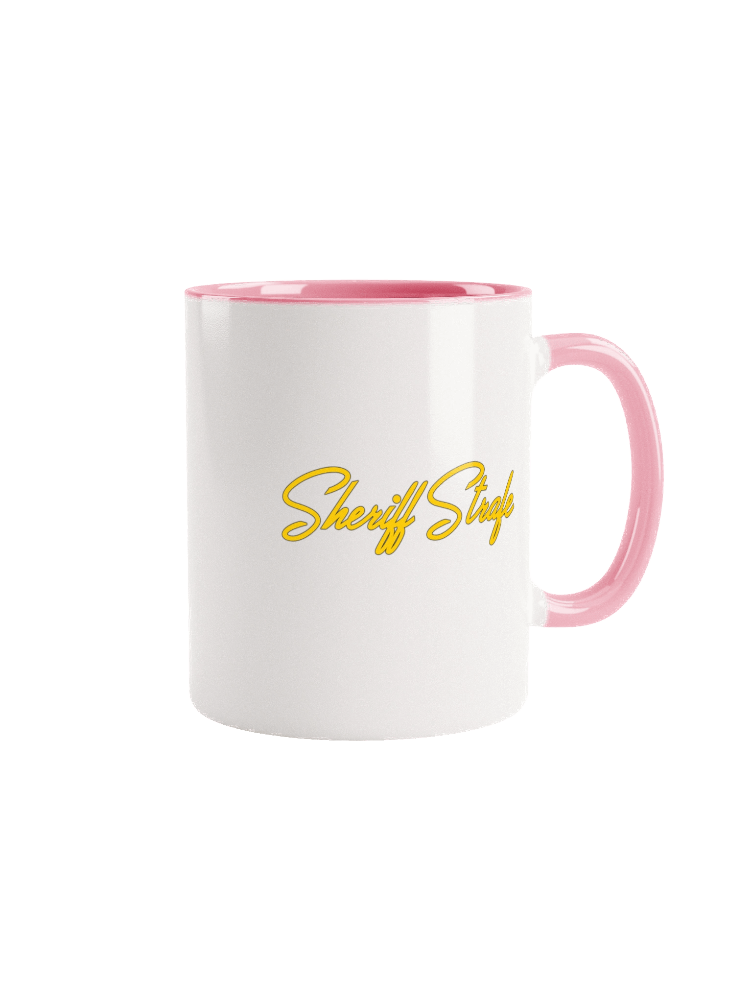 Sheriff Logo And Name Ceramic Mug with Color Inside product image (1)