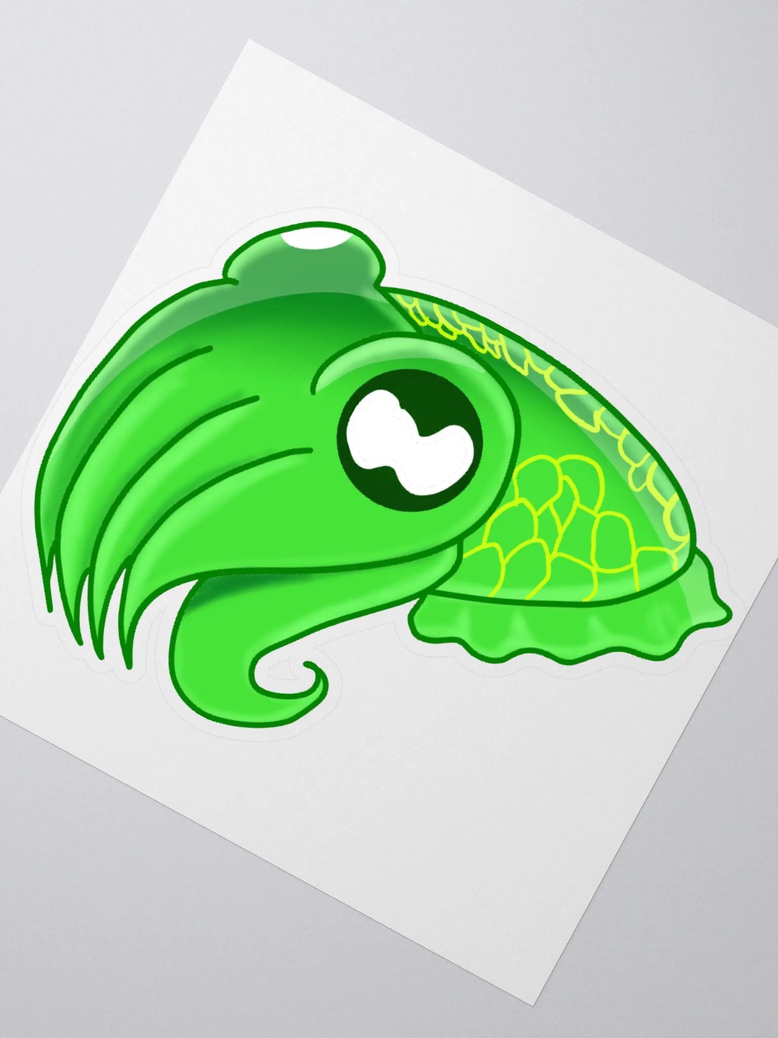 Melon Cuttlefish Sticker product image (2)