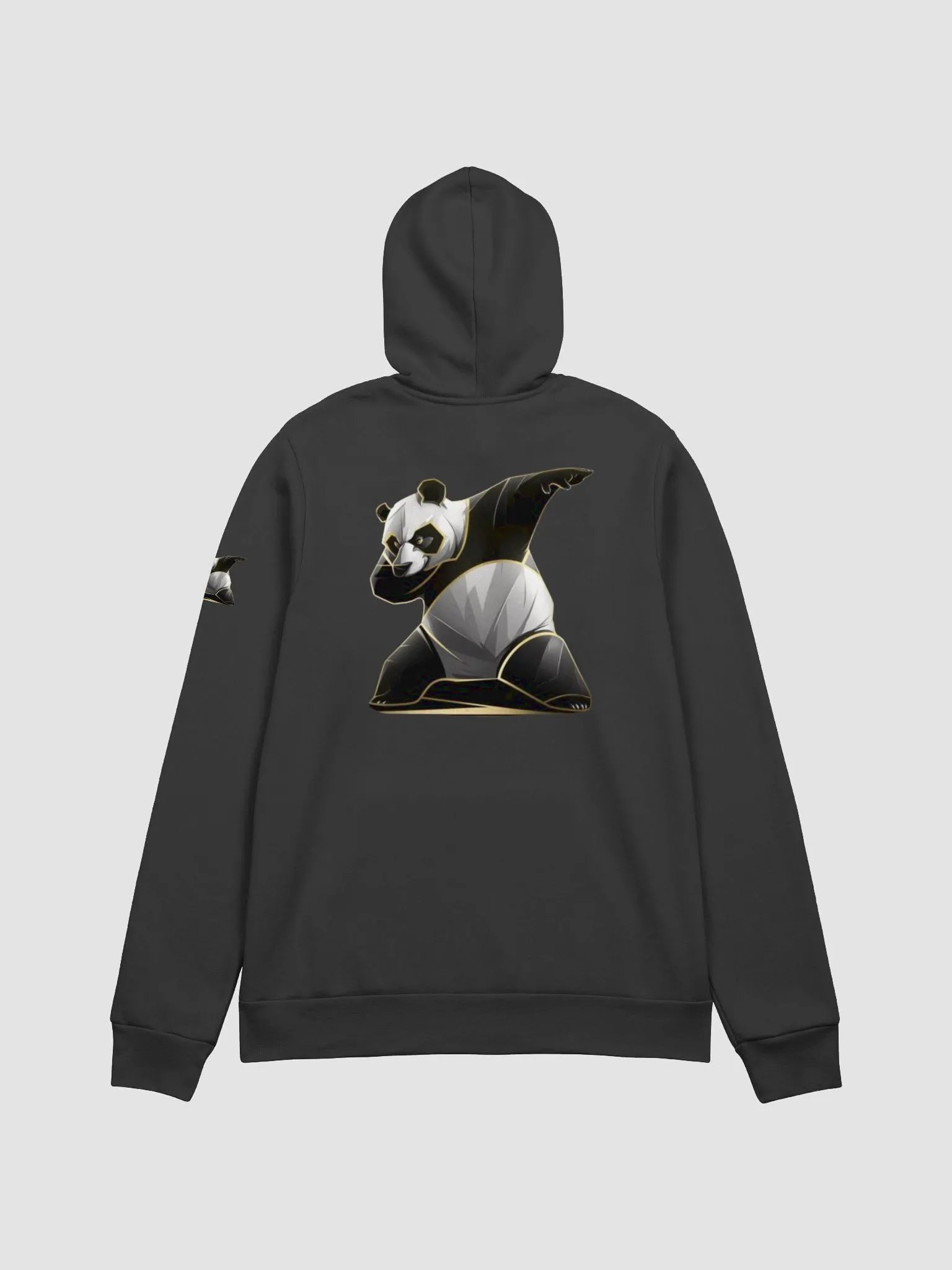 Golden Panda Geometric Hoodie product image (2)