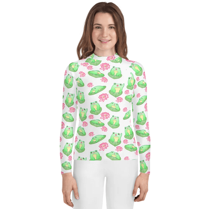 Kawaii Froggie Yout Rashie product image (1)