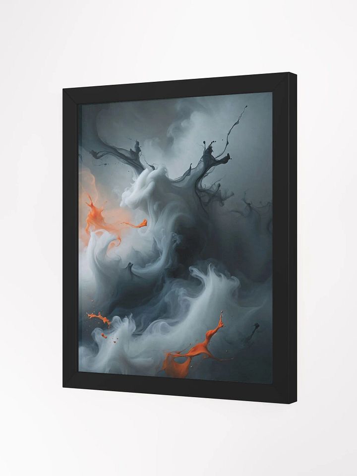 Vivid Smoke Swirls Framed Print product image (12)