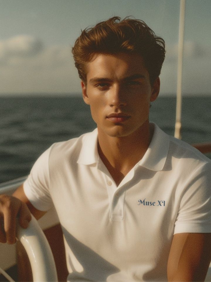 Muse XI x Adidas Performance Polo Shirt (blue) product image (2)