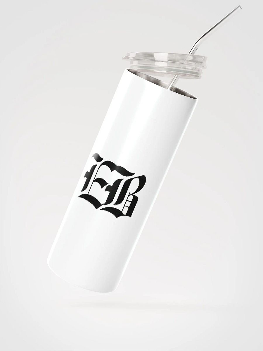 Classy: EB White cup with straw product image (2)