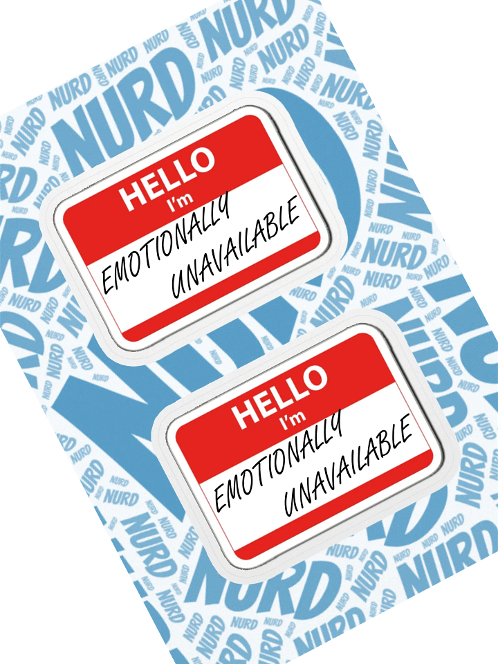 Emotionally Unavailable Sticker Pair product image (1)
