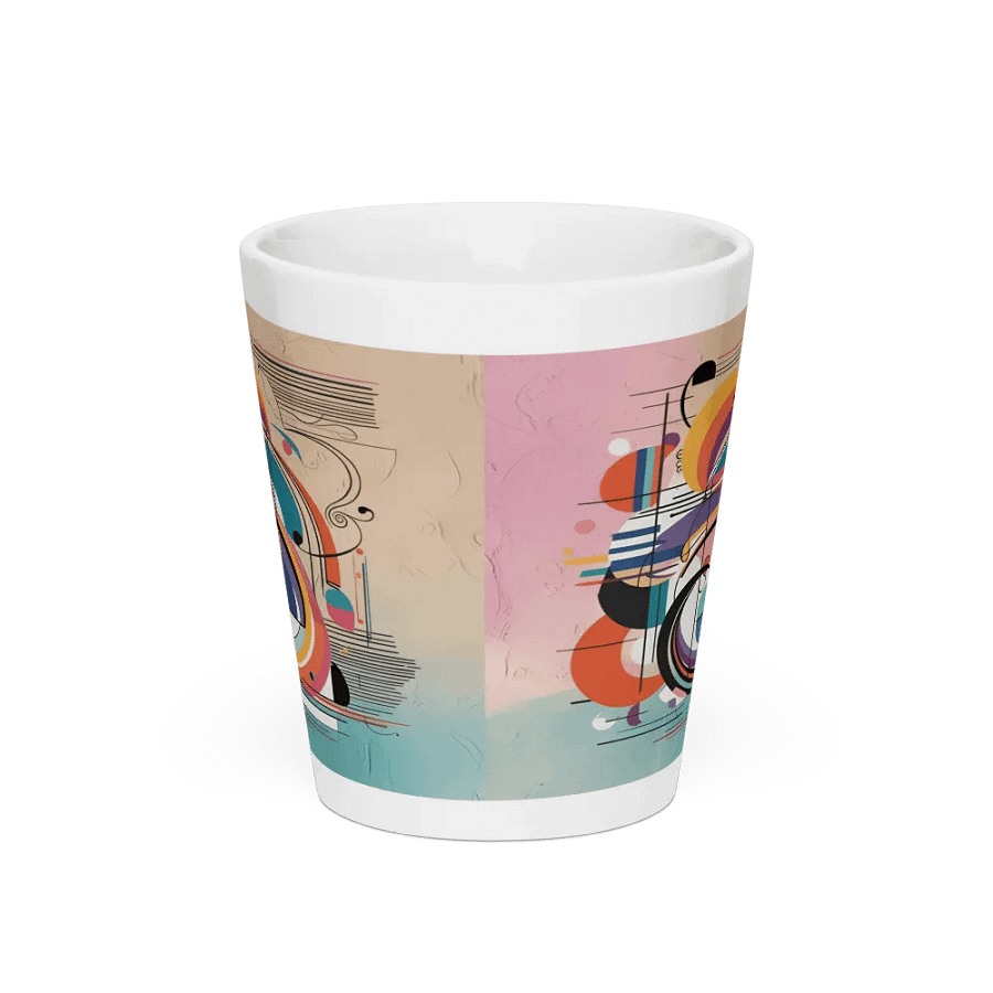 kadinsky inspired Latte Mug gift for artist mom on mothersday product image (3)