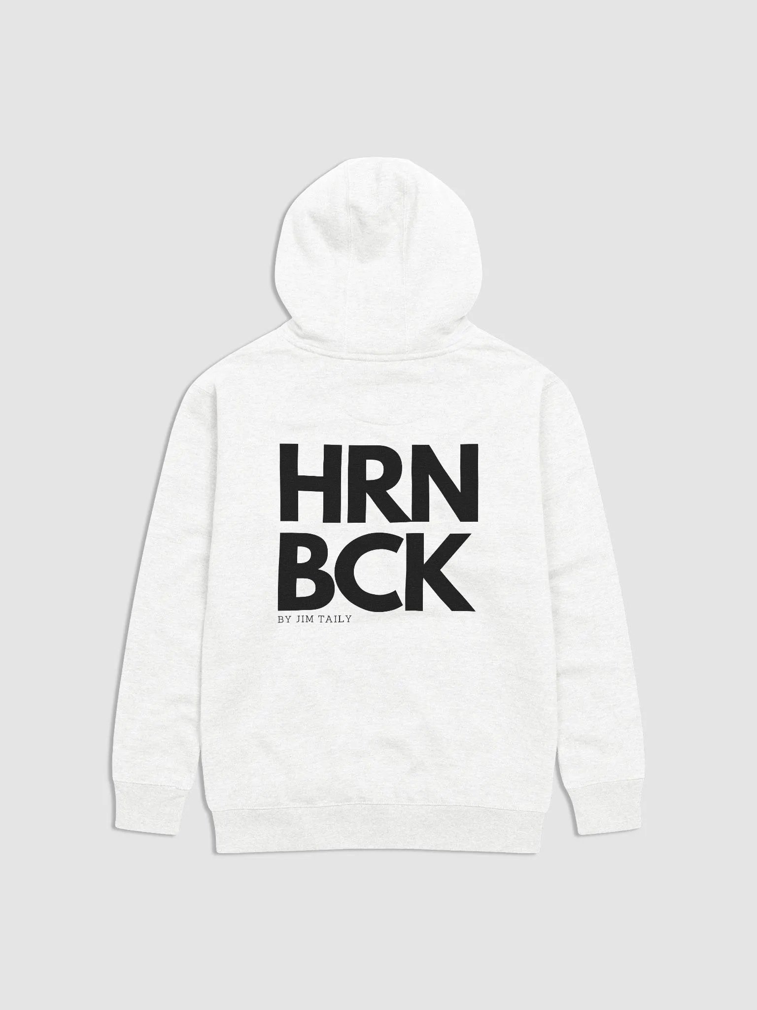 HRNBCK HOODIE - Original White Edition (print) product image (1)